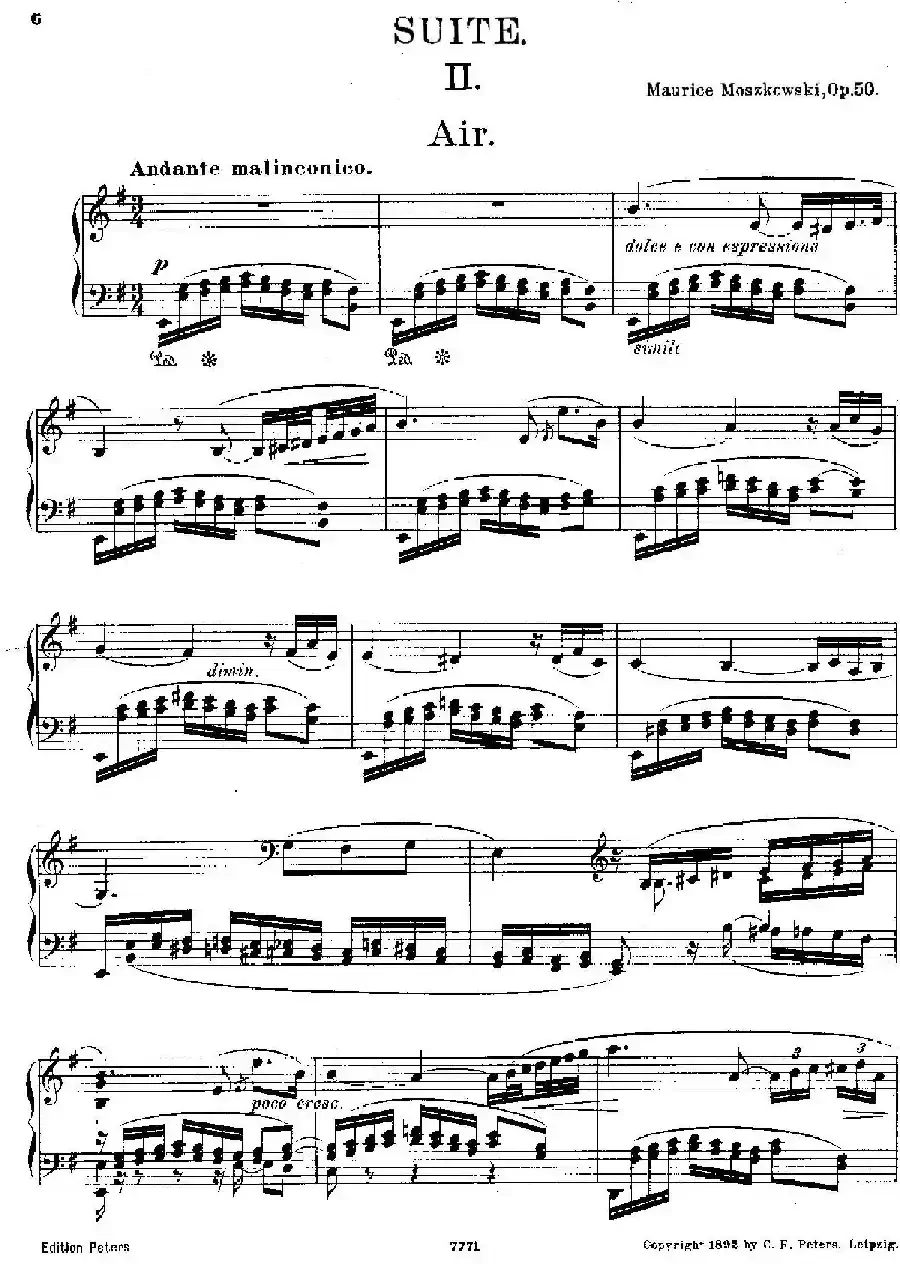Suite in G Major Op.50(G大调组曲·Ⅱ)