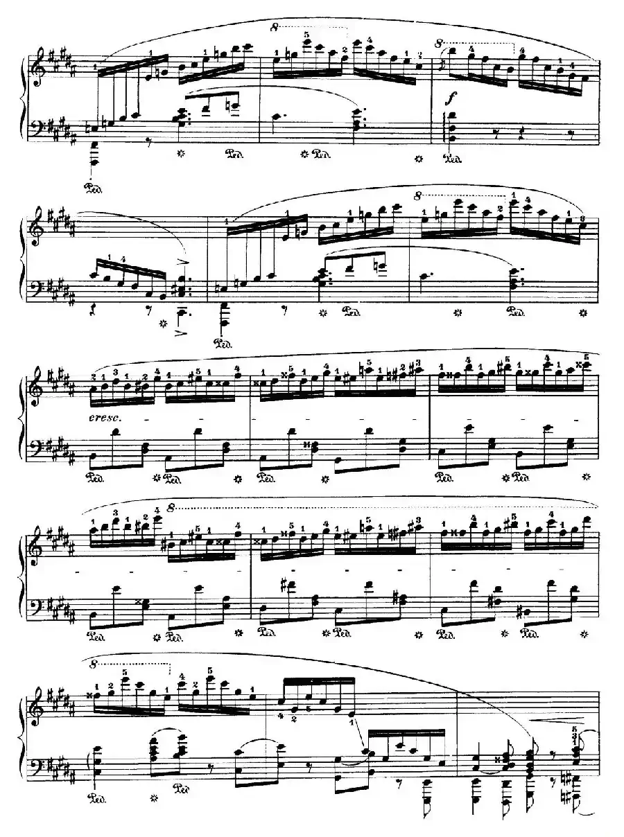 Piano Sonata No.3 in b Minor Op.58(b小调第三钢琴奏鸣曲·第四乐章)