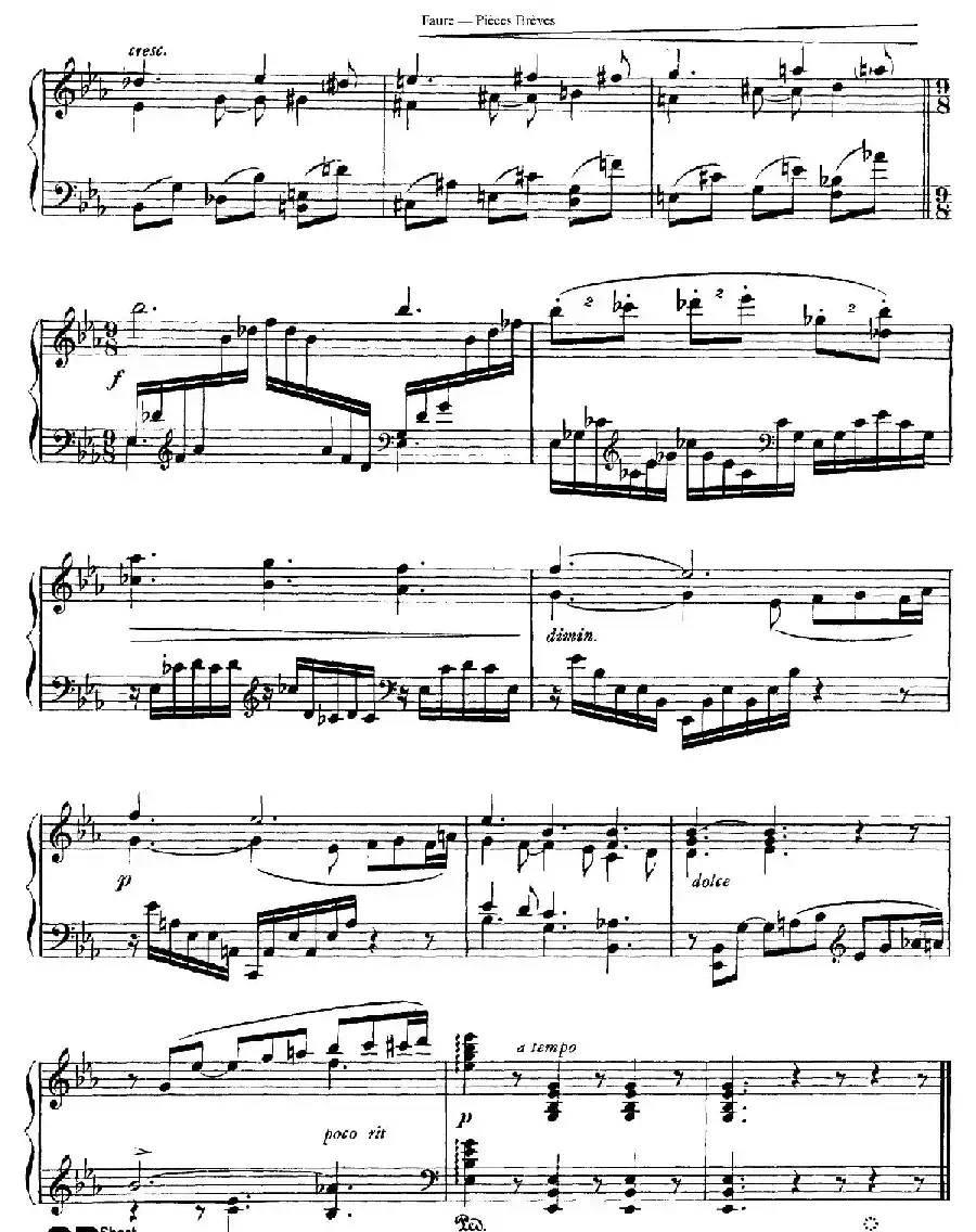 Pieces Breves Op.84(Ⅰ)