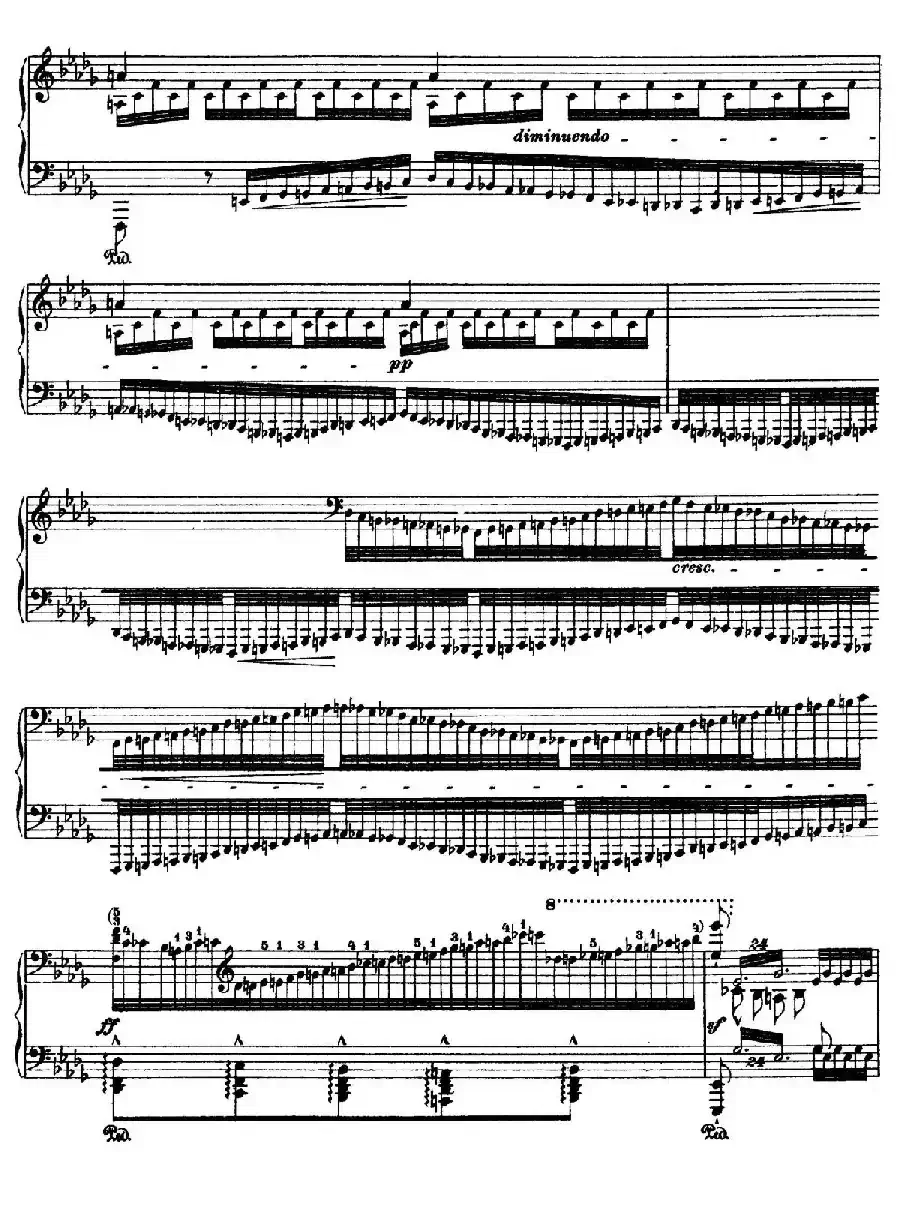12 Etudes d'execution Transcendante S.139(12首超技练习曲·12)