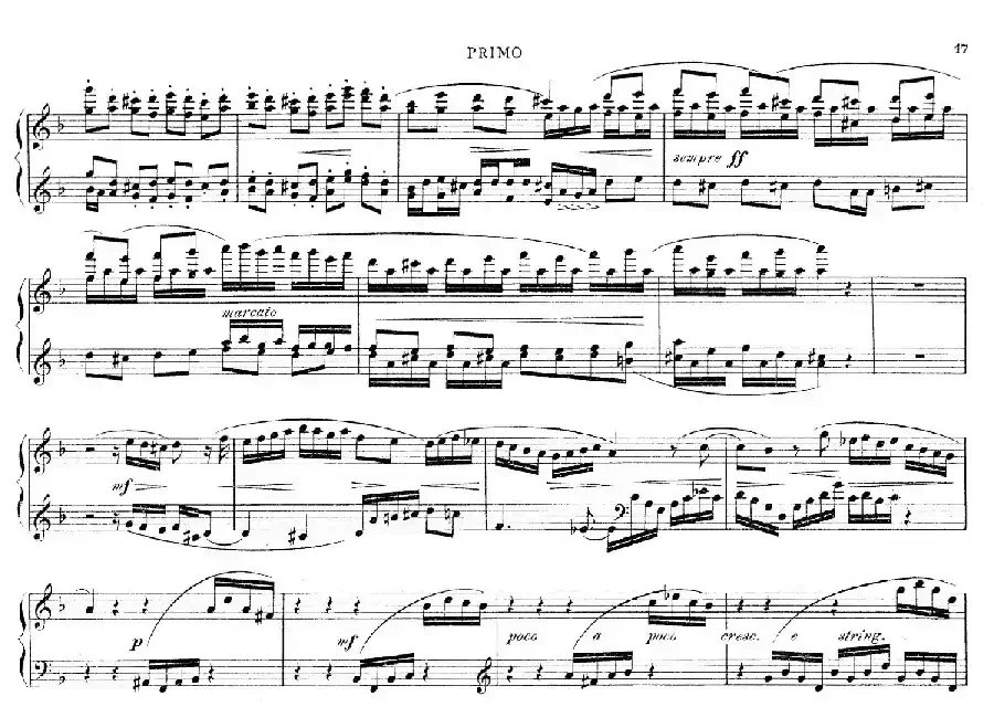 d小调托卡塔与赋格(BWV 565·雷格改编钢琴四手联弹版)