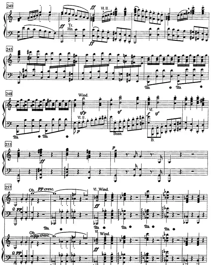钢琴教程第八级 大型乐曲(C大调第一钢琴协奏曲 Op.15 第一乐章)