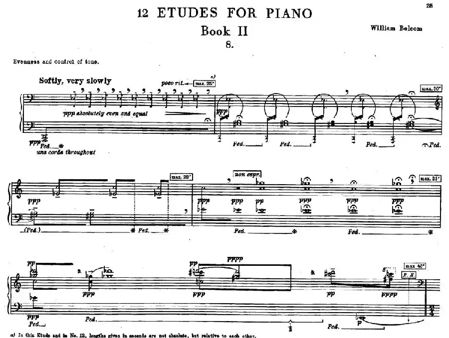 12 Etudes for Piano(博尔科姆12首钢琴练习曲·8)