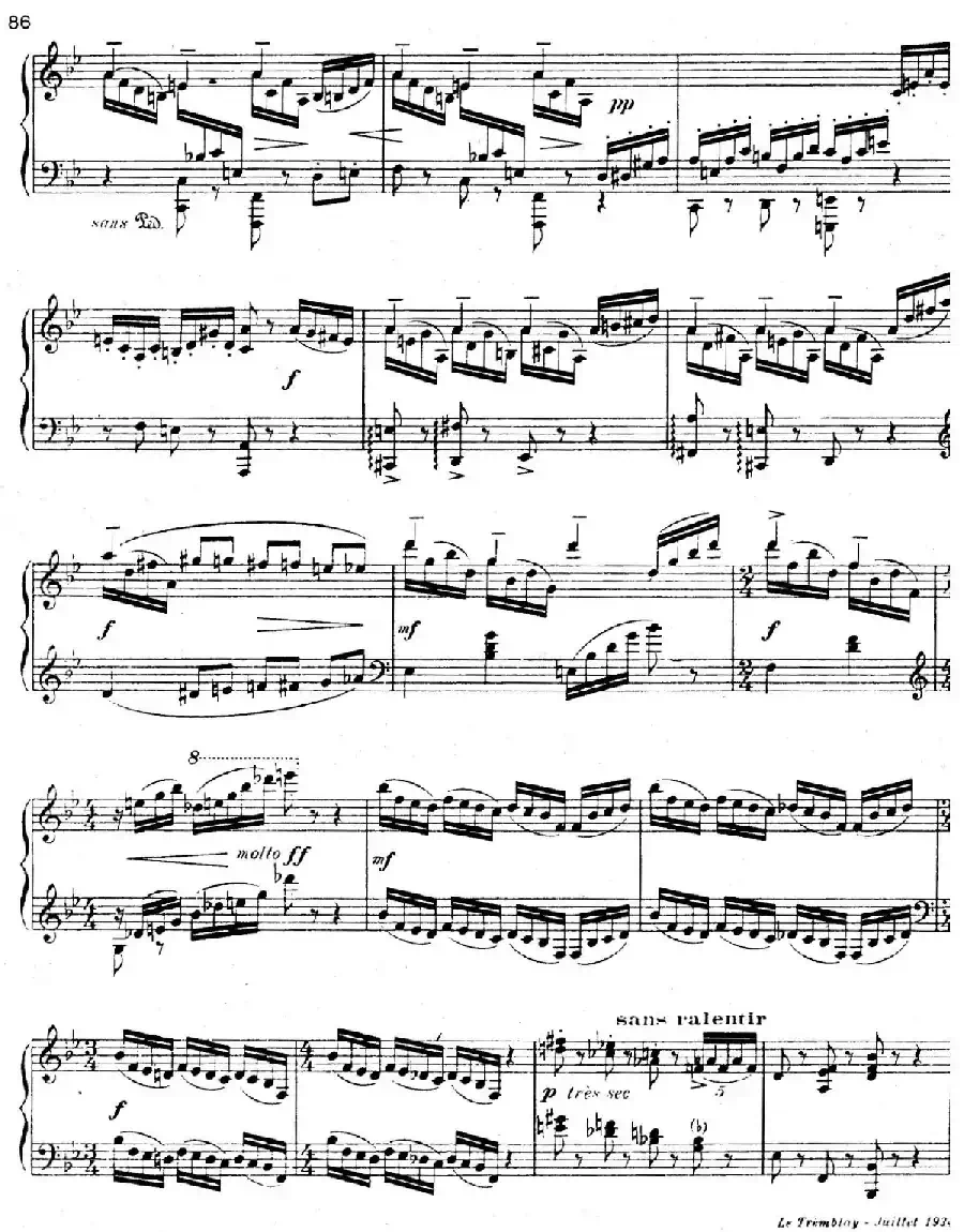 Presto in B-Flat Majo(降B大调急板)