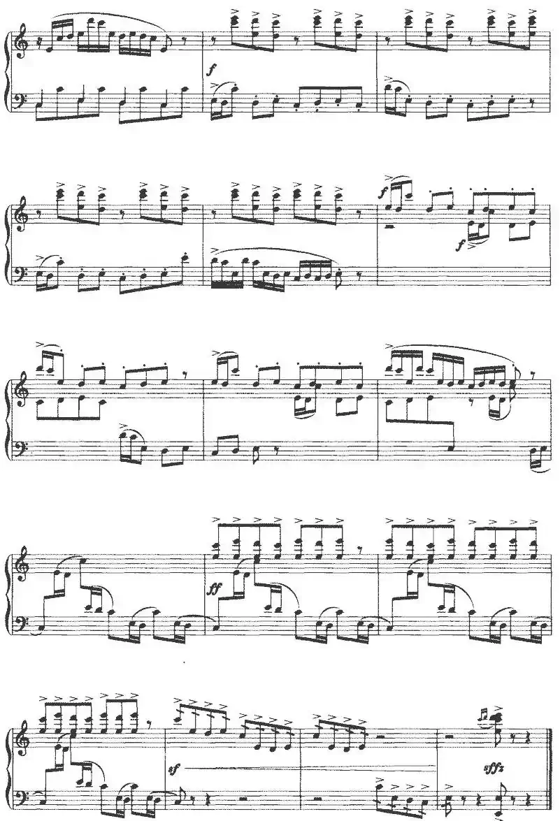 小品三首:3.诙谐曲——E的轮回
