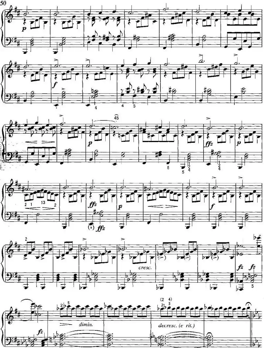 不可不弹的世界钢琴名曲:即兴曲(第2首)
