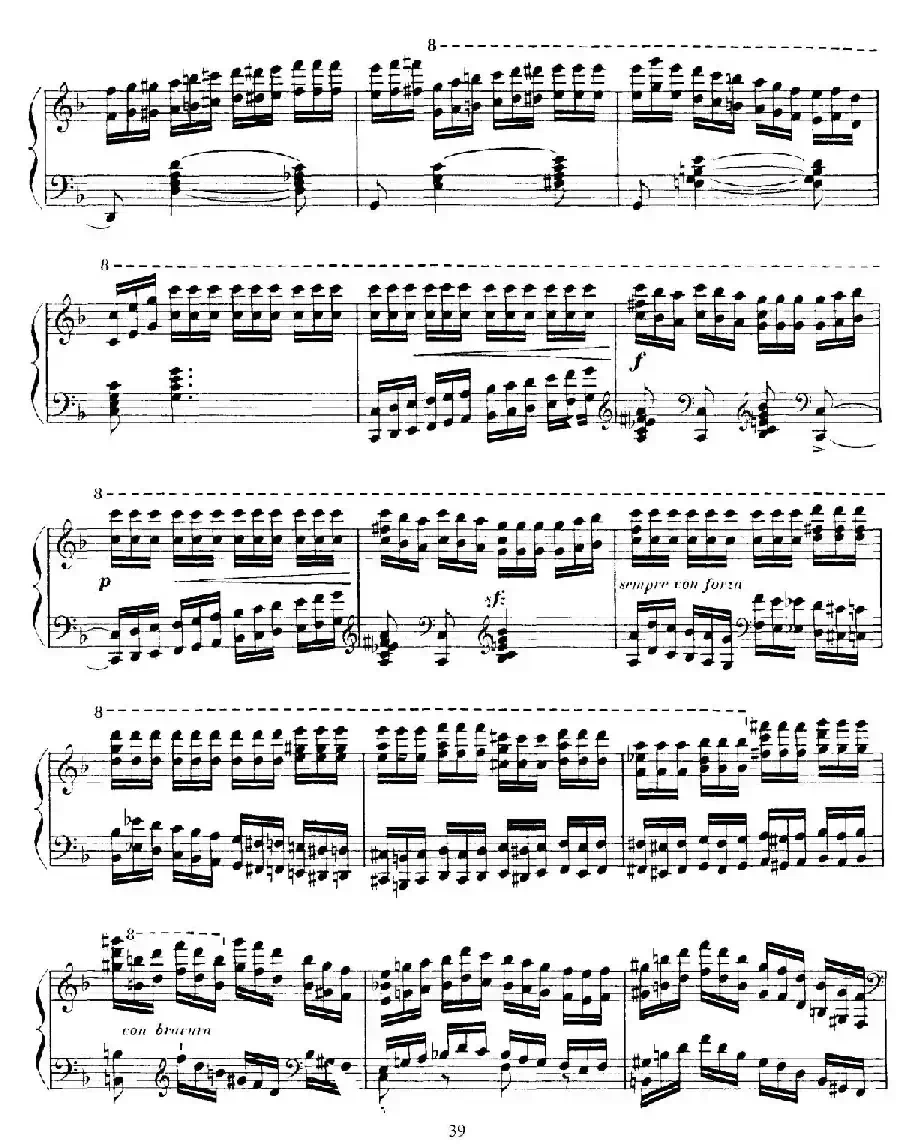 15 Etudes de Vortuosite Op.72(15首辉煌练习曲·9)
