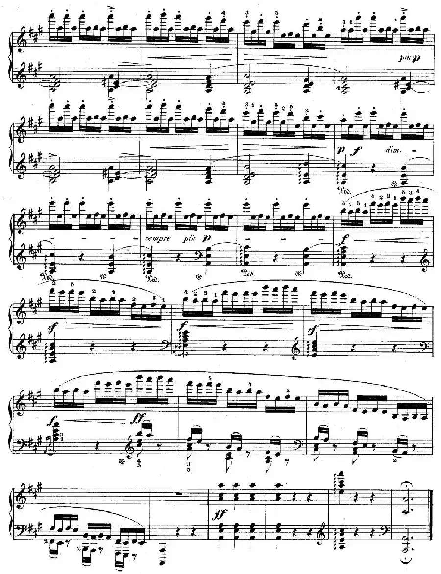 Grand Fantasy on Polish Airs Op.13(华丽的波兰民歌幻想曲·钢琴独奏版)