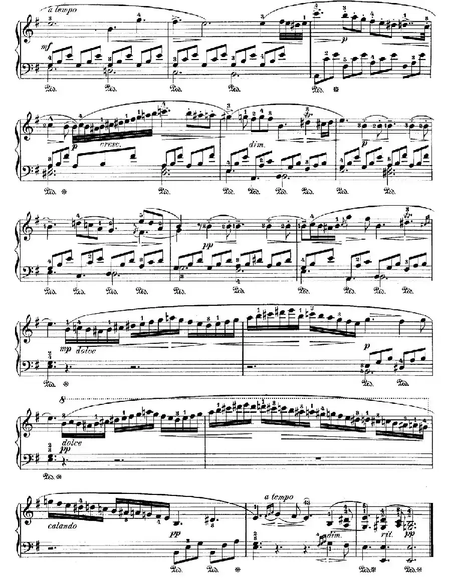 Nocturne No.8 in e Minor (e小调第八号夜曲)