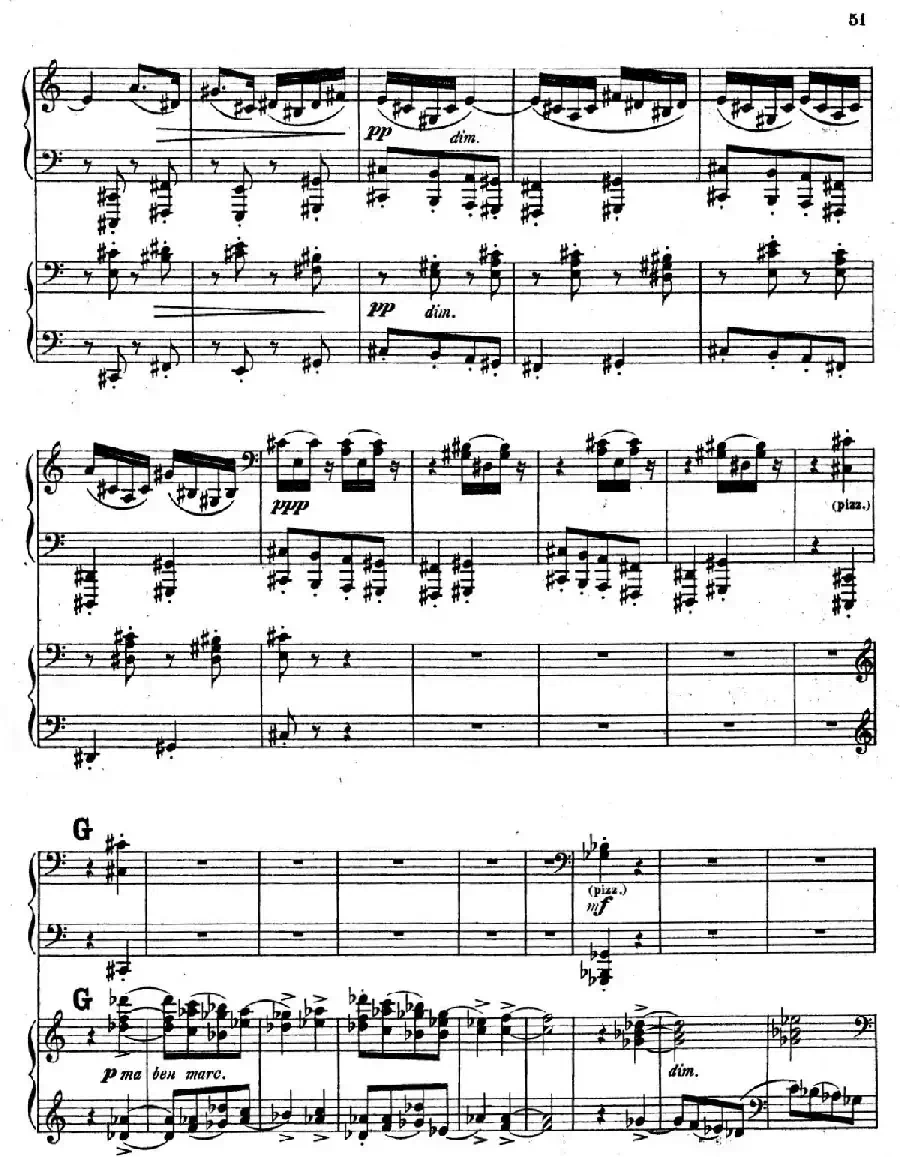 Symphony No.4 in e Minor Op.98(e小调第四交响曲·双钢琴)