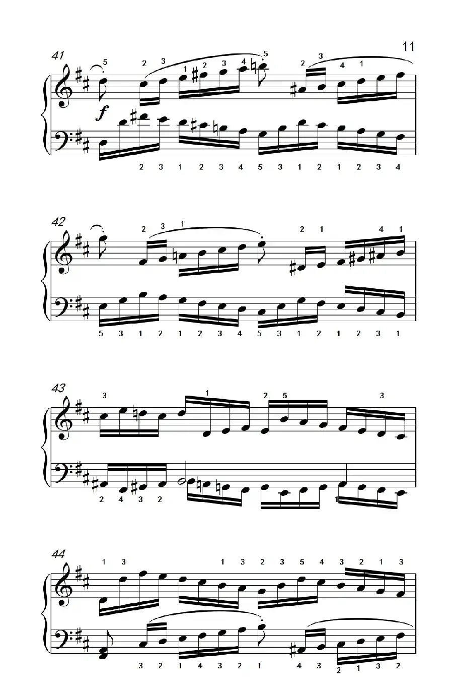 第八级2.练习曲 No.6 (中央音乐学院 钢琴(业余)考级教程 7-9级)