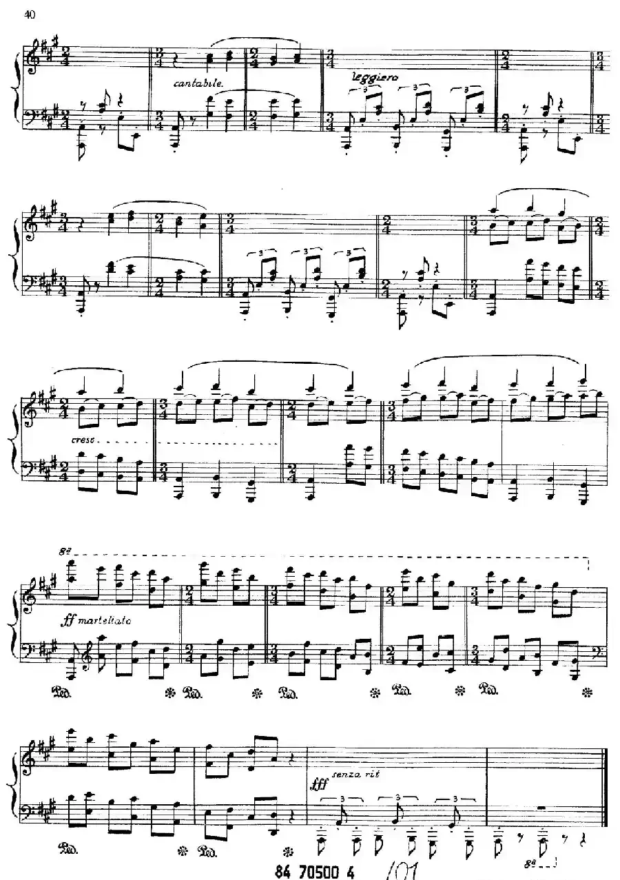 5首卡斯蒂利亚奏鸣曲(Ⅴ Sonata en La)