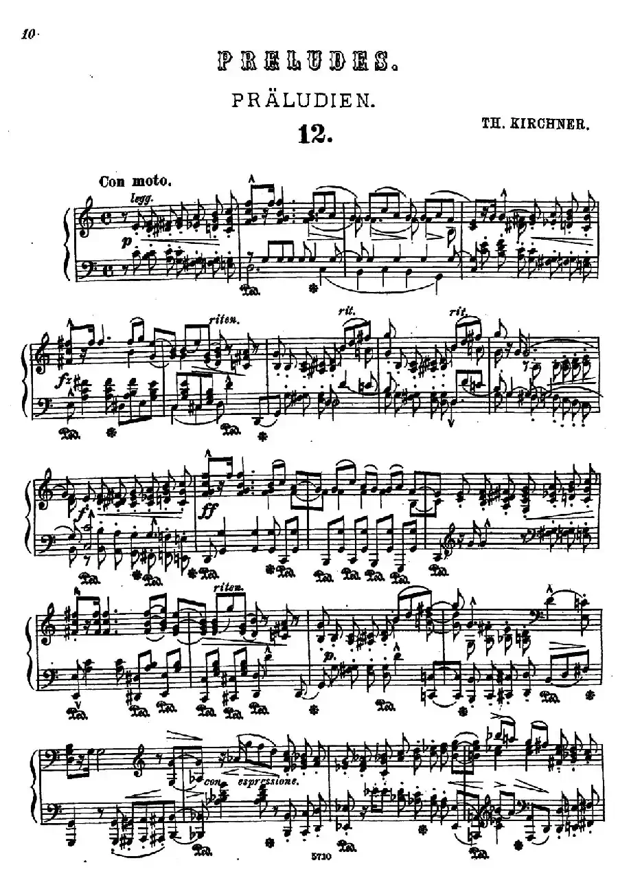 16 Preludes Op.9(16首前奏曲·12)