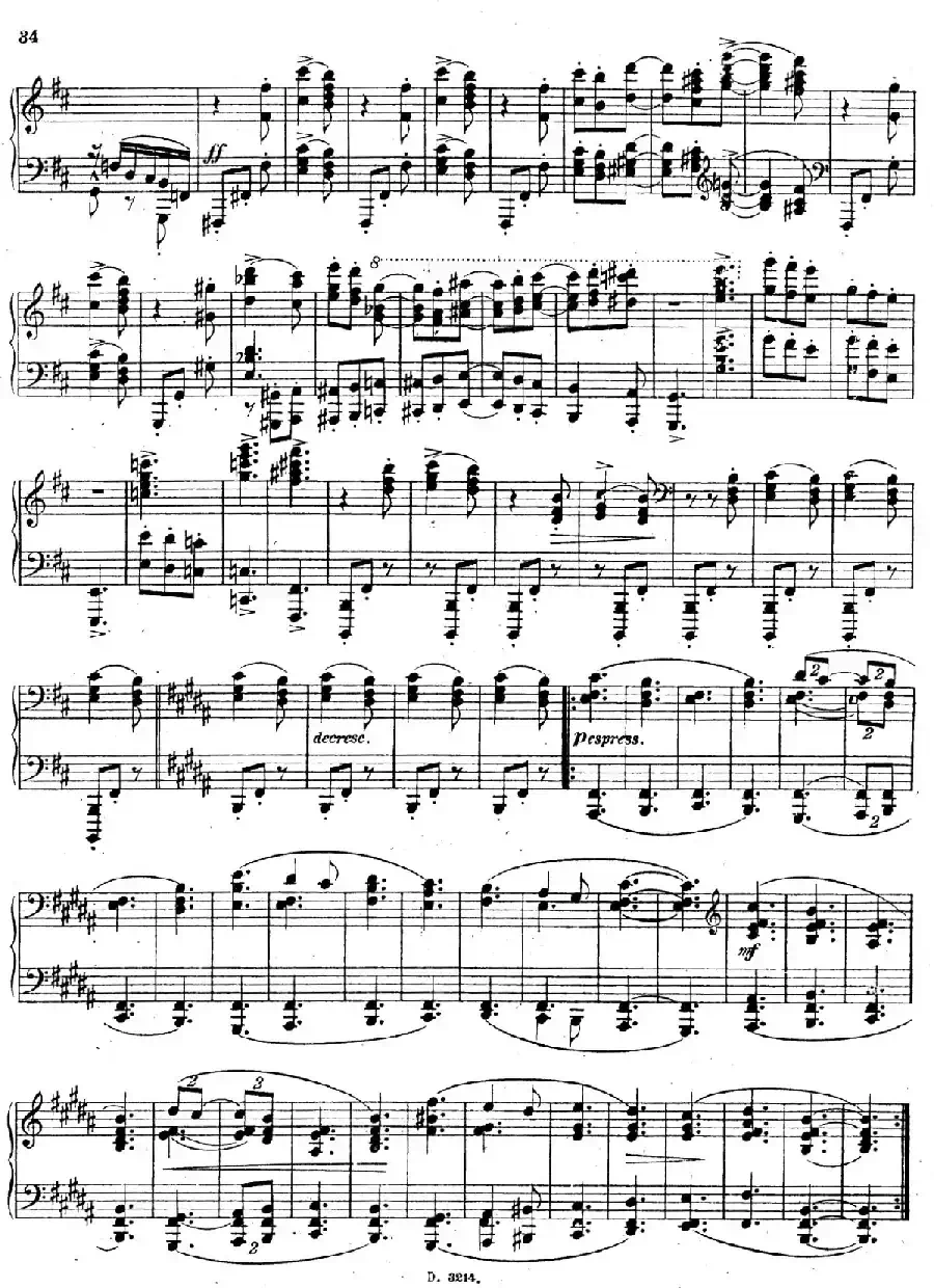 Four Pieces 4首小品 Op.2(Ⅳ)