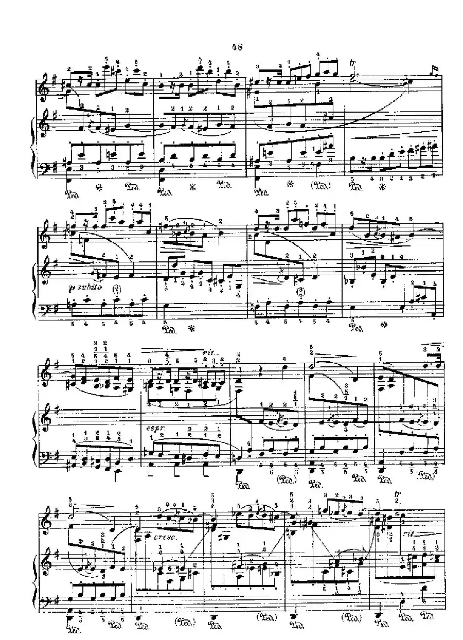 53首以肖邦练习曲为素材而作的练习曲(No.46)