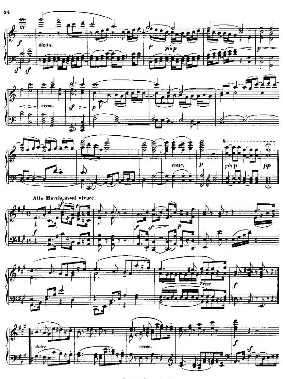 String Quartet No.15 in a Minor Op.132(a小调第十五弦乐四重奏·钢琴独奏版)