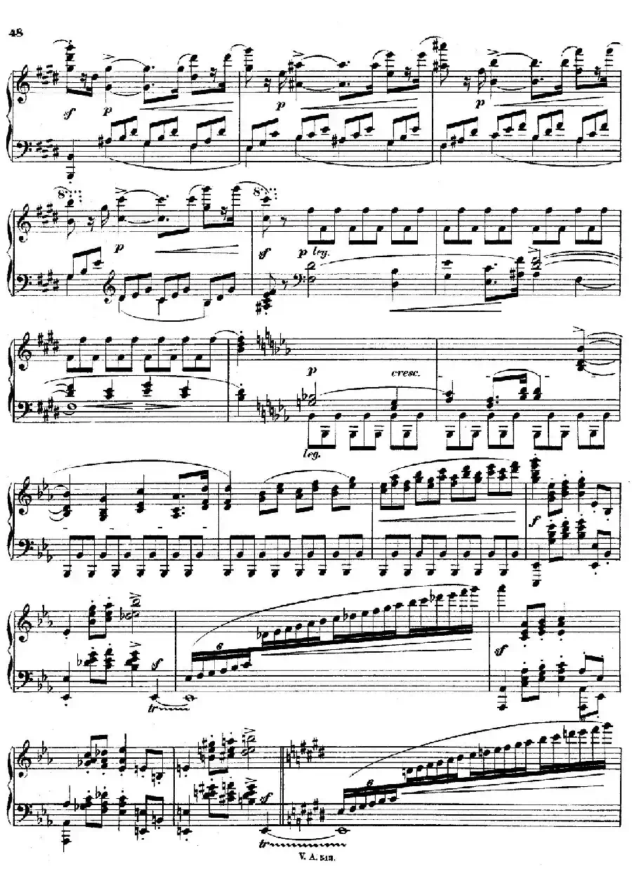 升c小调第一钢琴奏鸣曲(Op.6)