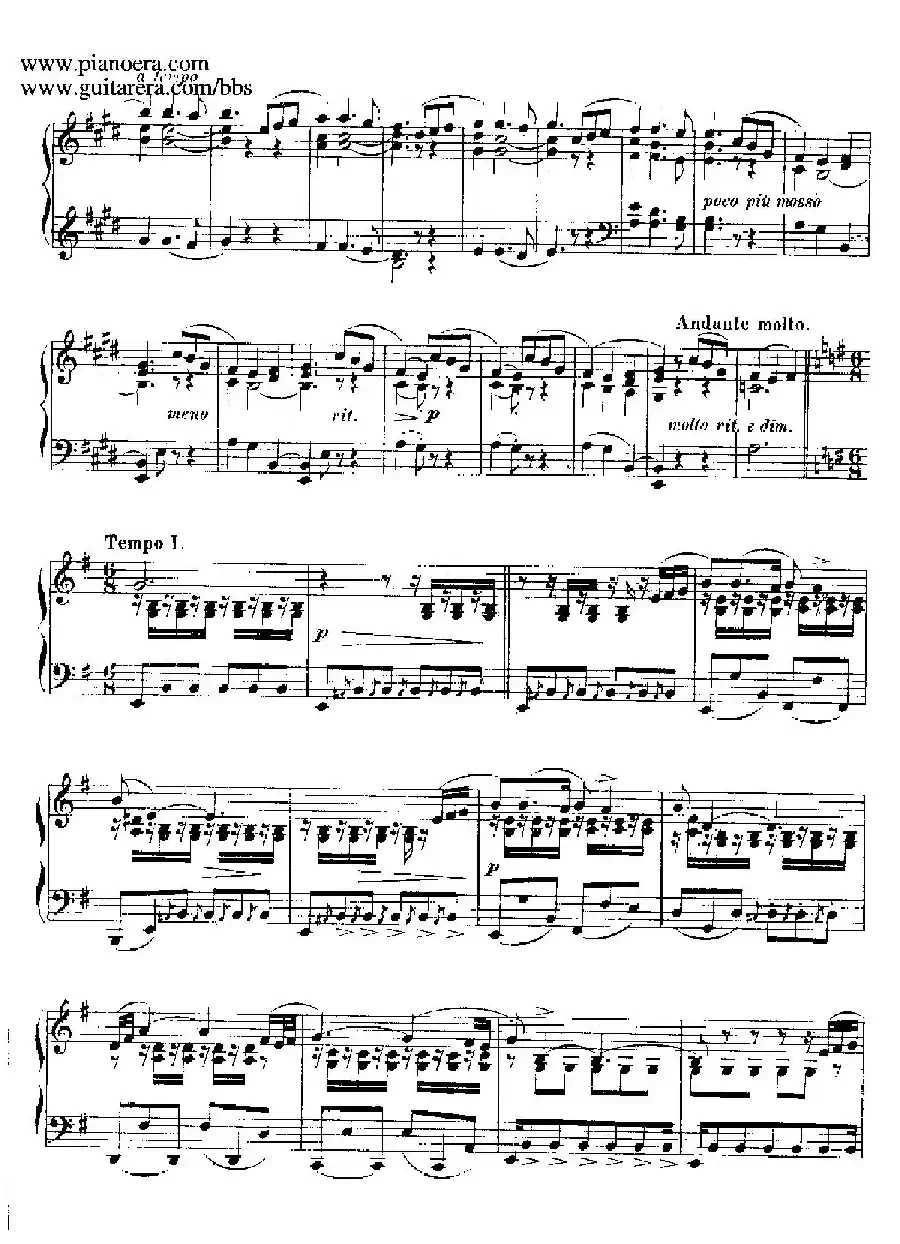 12 Spanish Danses Op.37(12首西班牙舞曲·5)
