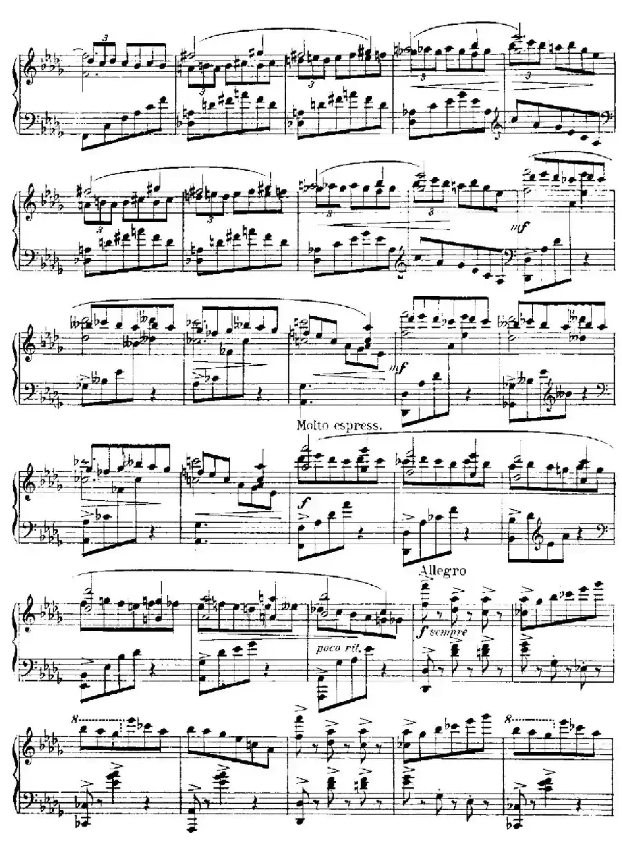 4 Valses Caprice(4首随想圆舞曲)(Op.38 No. 2 in D-flat)