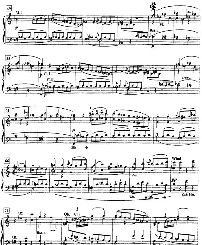 钢琴教程第八级 大型乐曲(C大调第一钢琴协奏曲 Op.15 第一乐章)