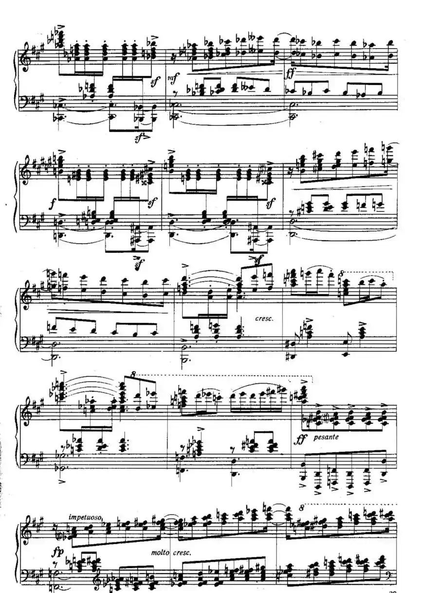 Six Préludes Exotiques Op·17(6首特色前奏曲·3)