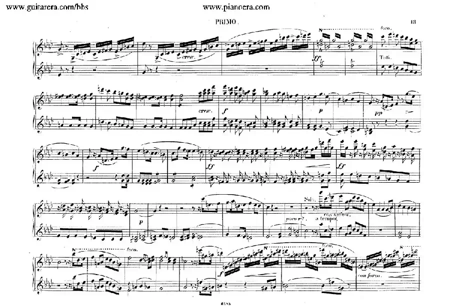 Piano Concerto No.2 in f Minor Op.21(f小调第二钢琴协奏曲·四手联弹版)