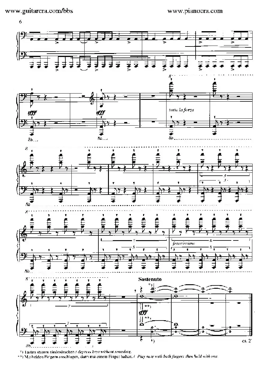 Musica Ricercata(音乐习作·1)