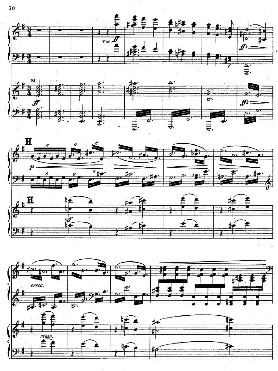 Symphony No.4 in e Minor Op.98(e小调第四交响曲·双钢琴)