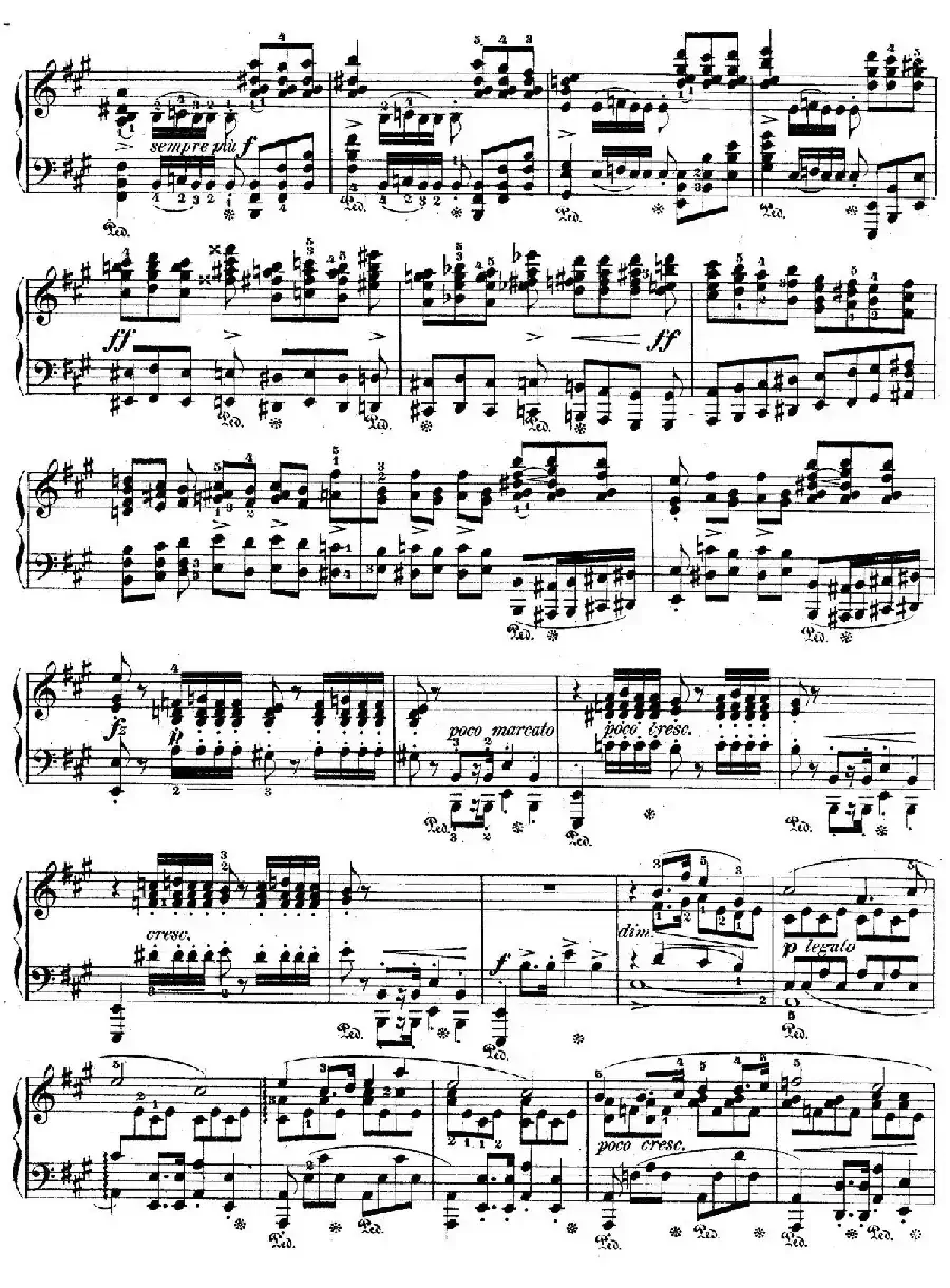 Allegro de Concerto Op.46(A大调音乐会快板)