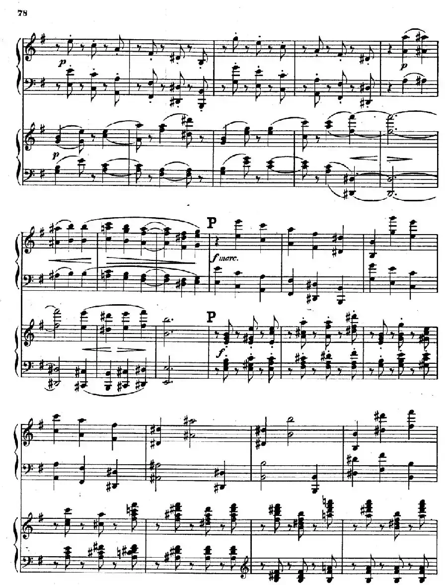 Symphony No.4 in e Minor Op.98(e小调第四交响曲·双钢琴)