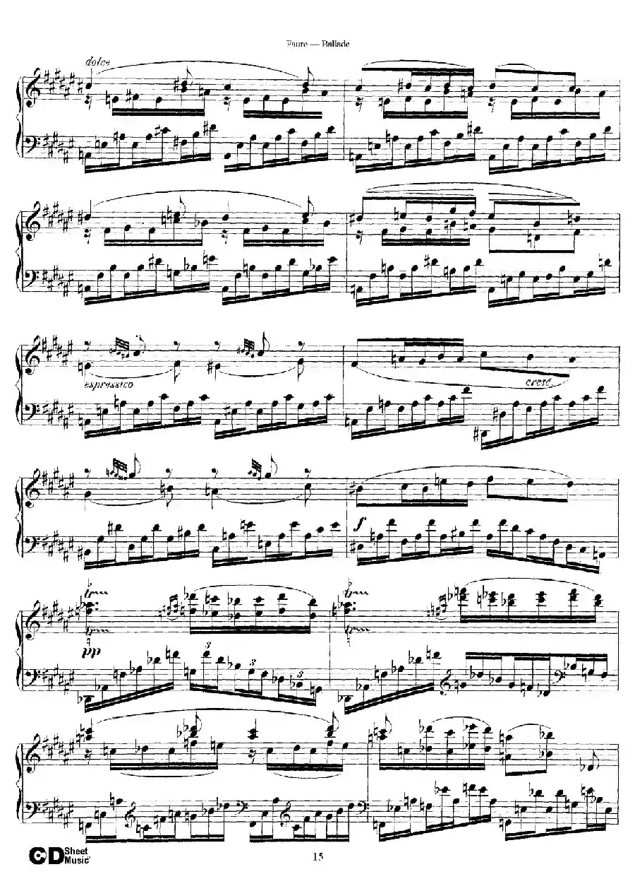Ballade Op.19(叙事曲)