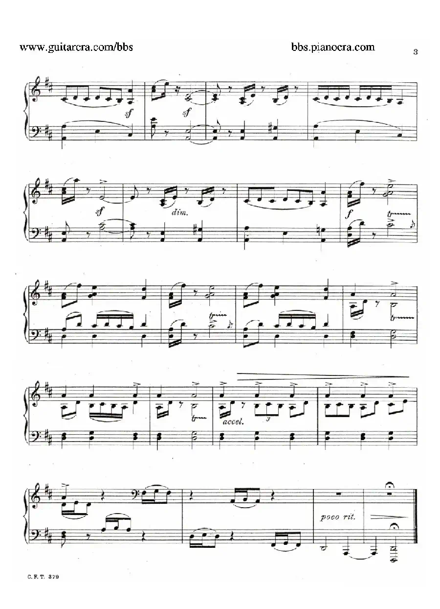 Eight Preludes Op.30(8首前奏曲 5. D大调)
