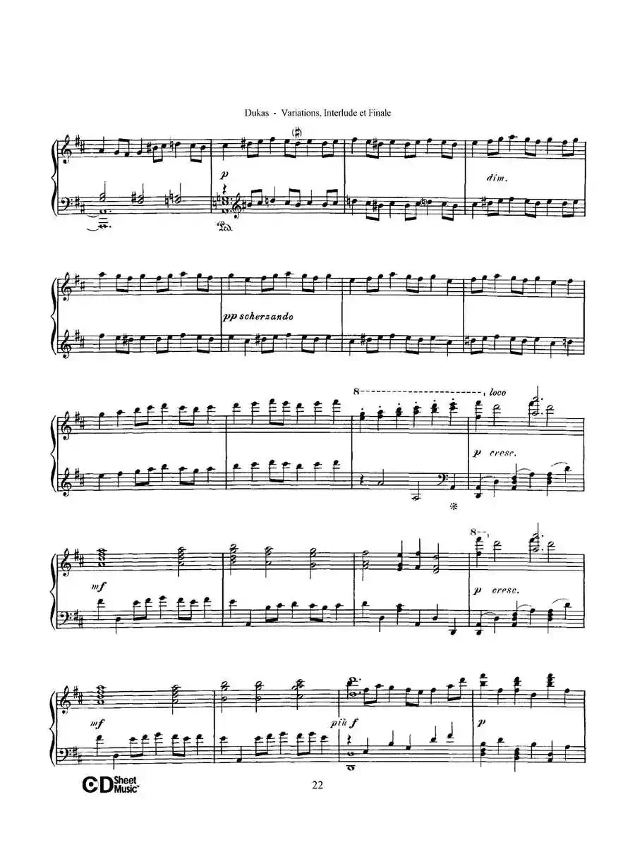 Variations, Interlude & Finale on theme de Rameau(拉摩主题变奏曲、间奏曲和终曲·第二部分)
