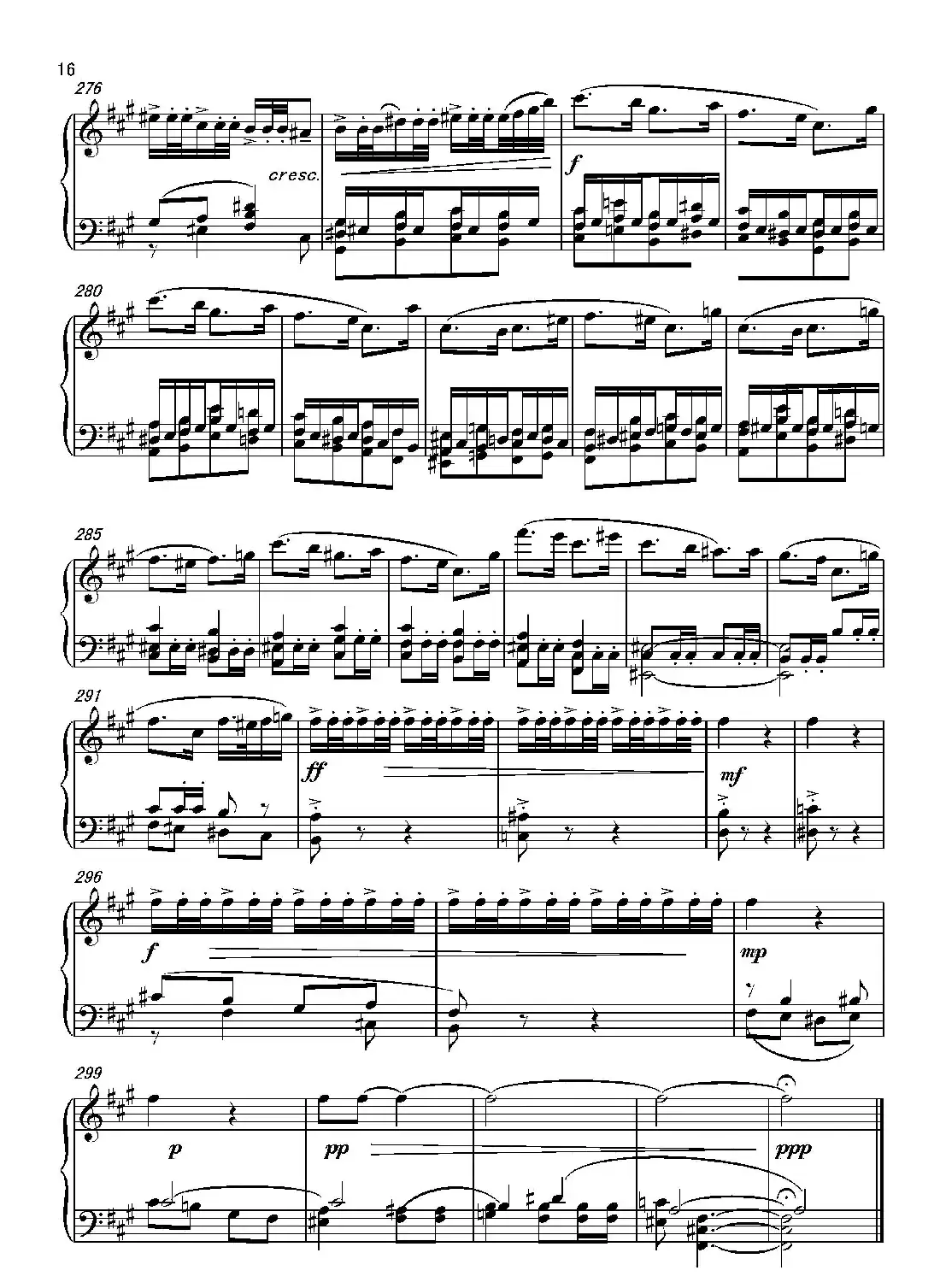 第六钢琴奏鸣曲Piano Sonata No.6(单乐章)