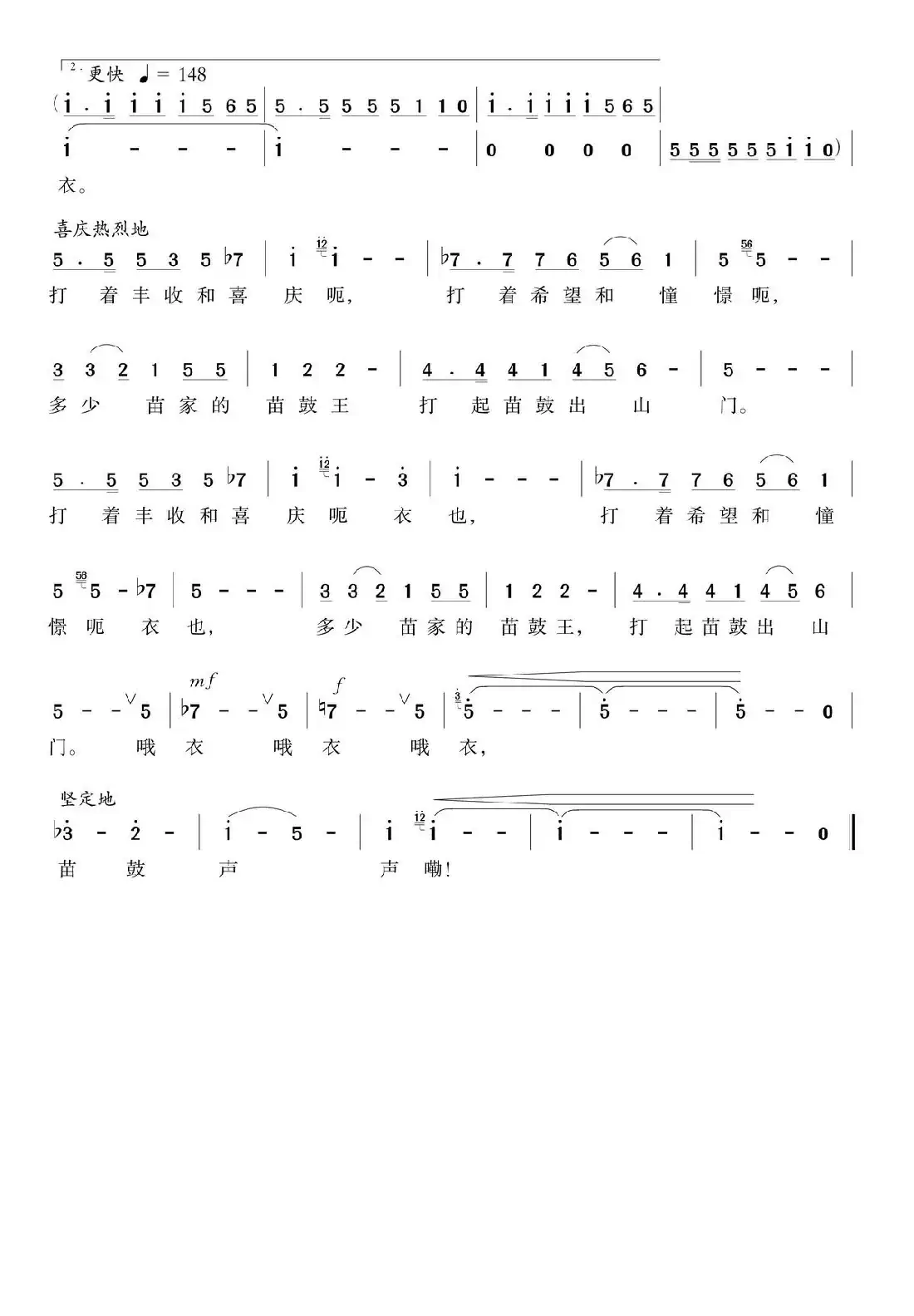 苗鼓声声