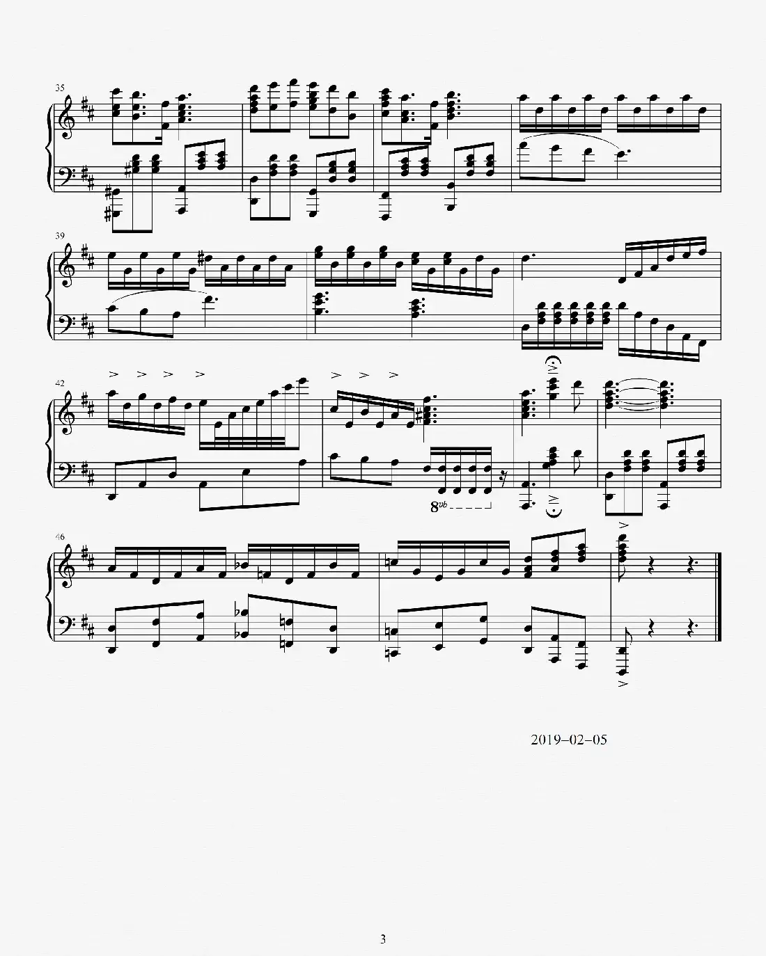 赵胤先钢琴曲谱《我和我的祖国》