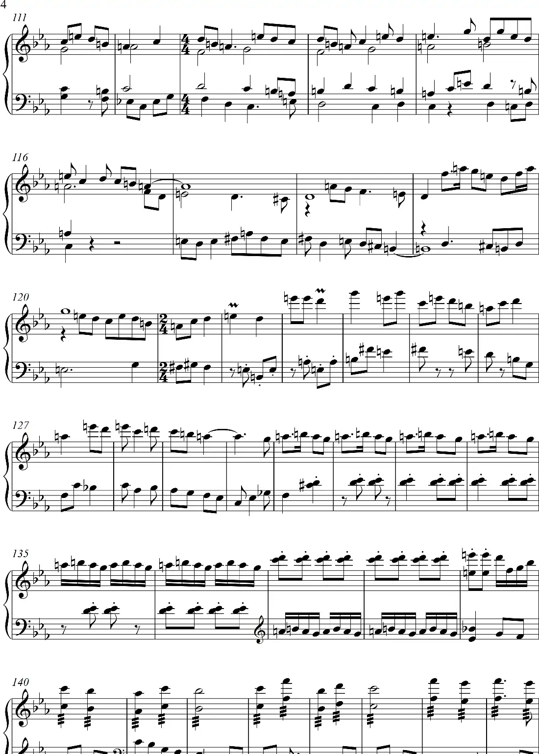 第23钢琴奏鸣曲“高甲缘”Piano Sonata No·23(三个乐章)