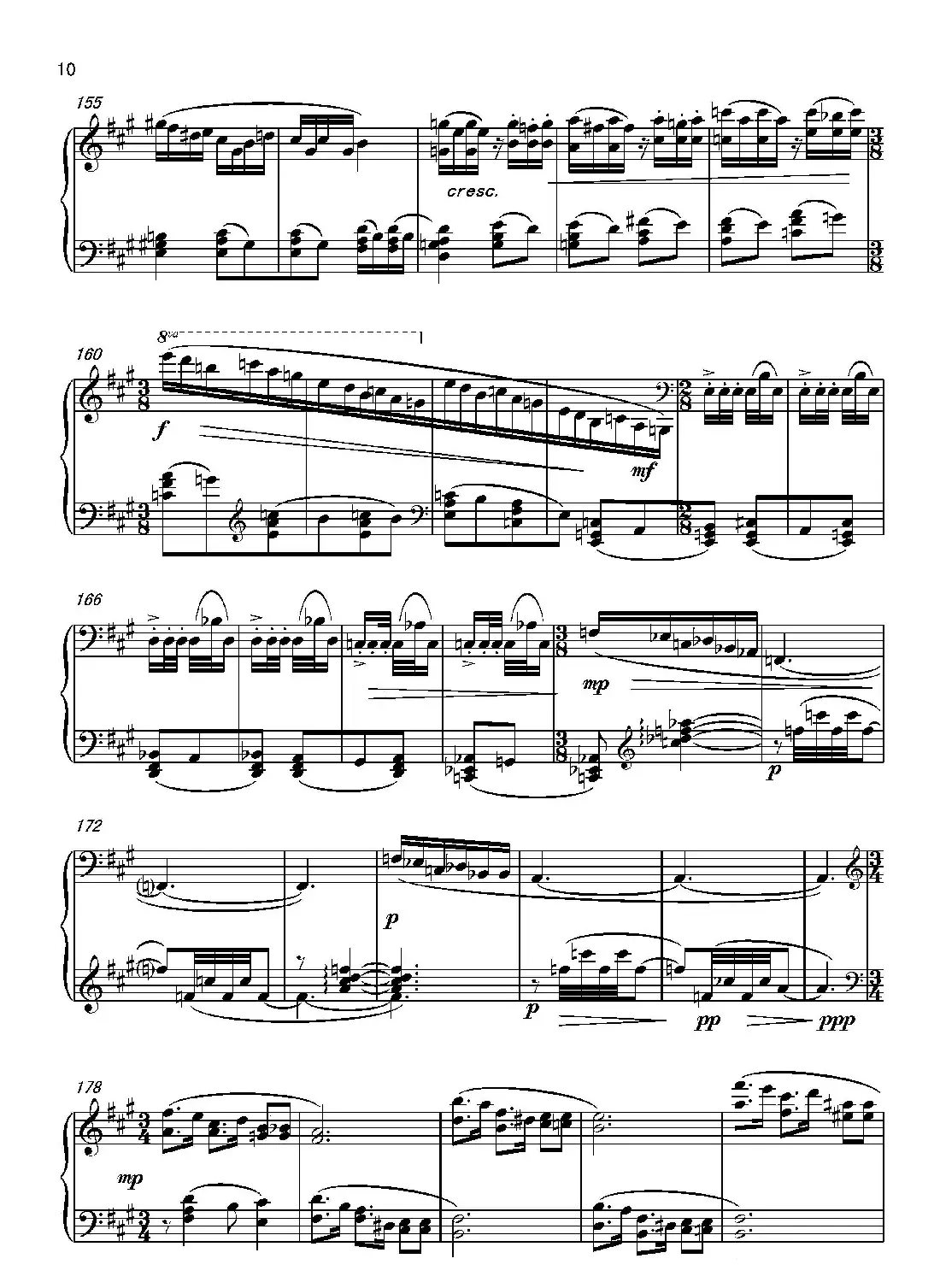 第六钢琴奏鸣曲Piano Sonata No.6(单乐章)