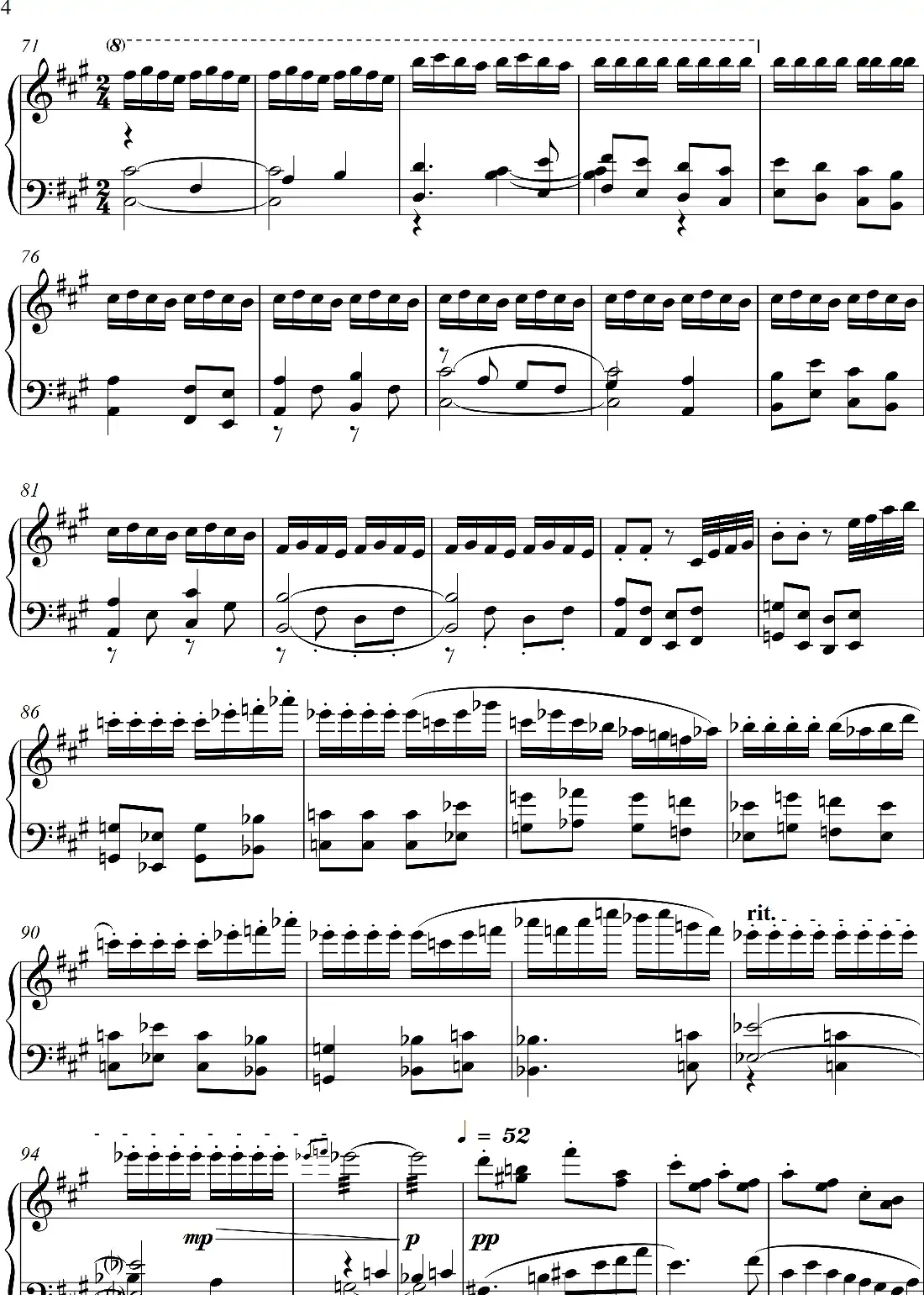 第23钢琴奏鸣曲“高甲缘”Piano Sonata No·23(三个乐章)
