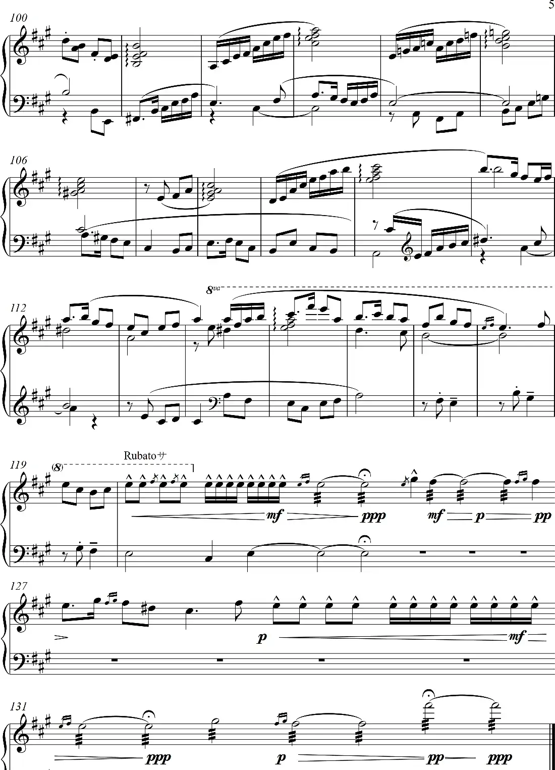 第23钢琴奏鸣曲“高甲缘”Piano Sonata No·23(三个乐章)