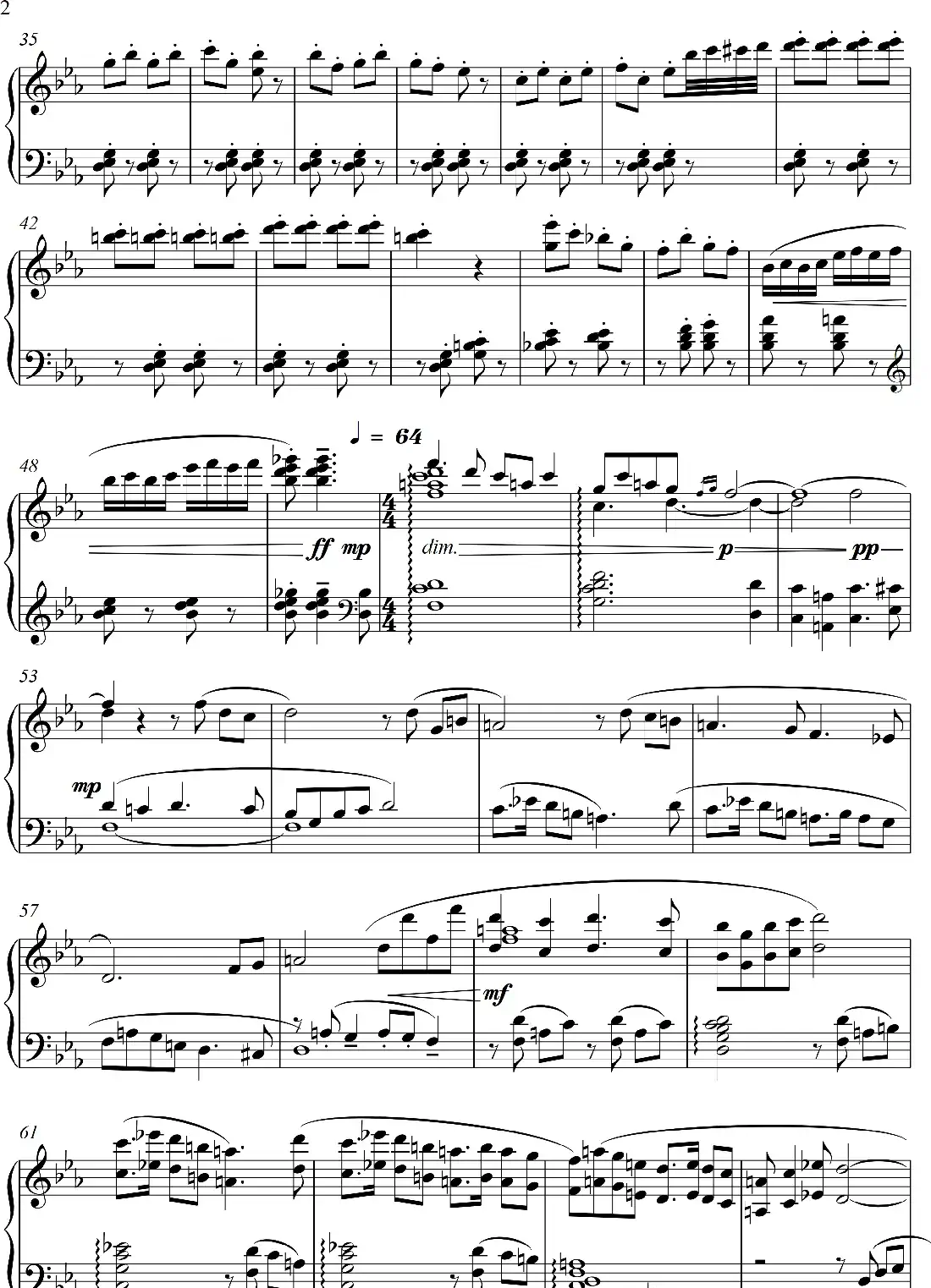第23钢琴奏鸣曲“高甲缘”Piano Sonata No·23(三个乐章)