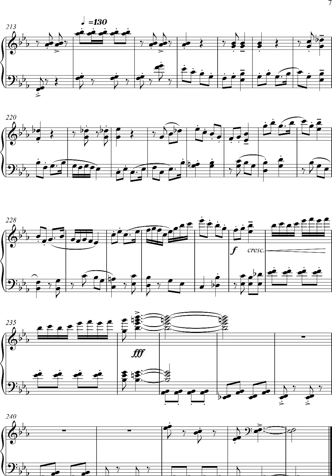 第23钢琴奏鸣曲“高甲缘”Piano Sonata No·23(三个乐章)