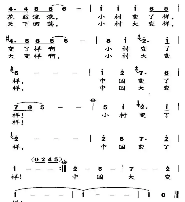 小村故事(张名河词 魏艺曲)