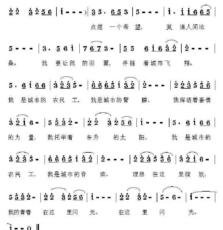 青春在这里闪光(戴靓词 张建东曲)