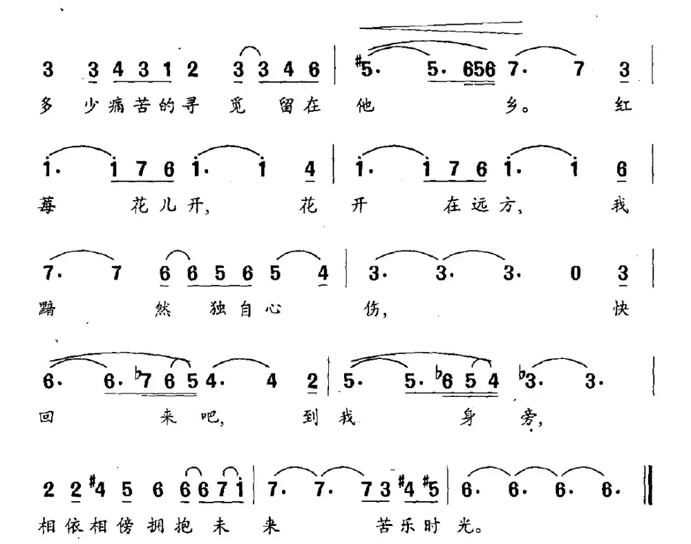 远方的红莓花(电视剧《爱在莫斯科》主题曲)