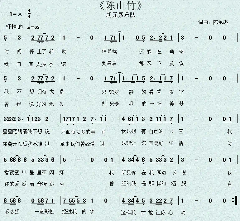 陈山竹
