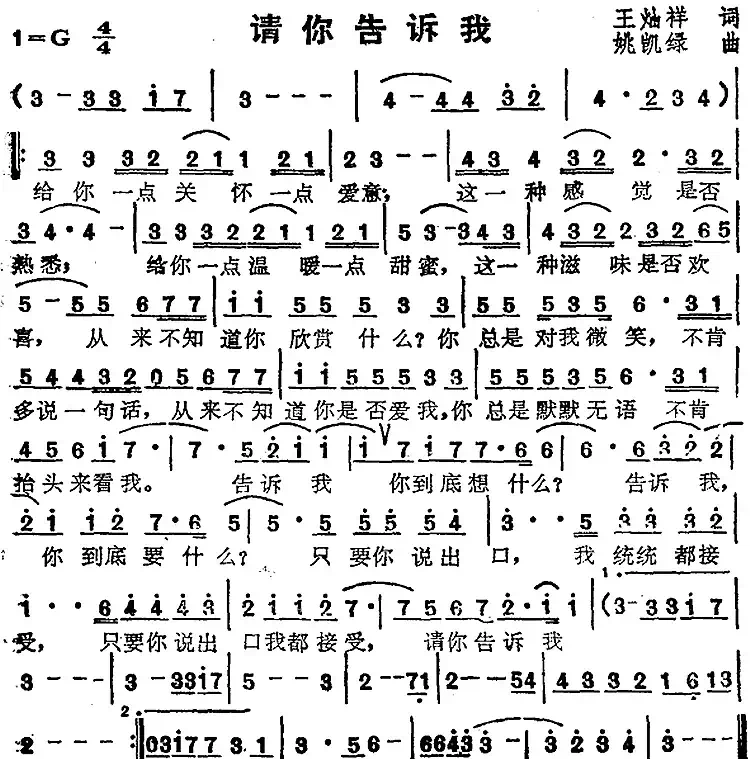 苏芮演唱金曲:请你告诉我