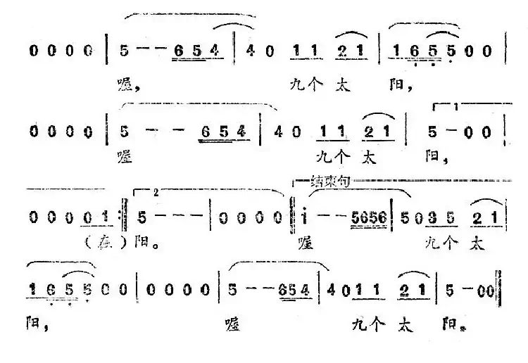 九个太阳
